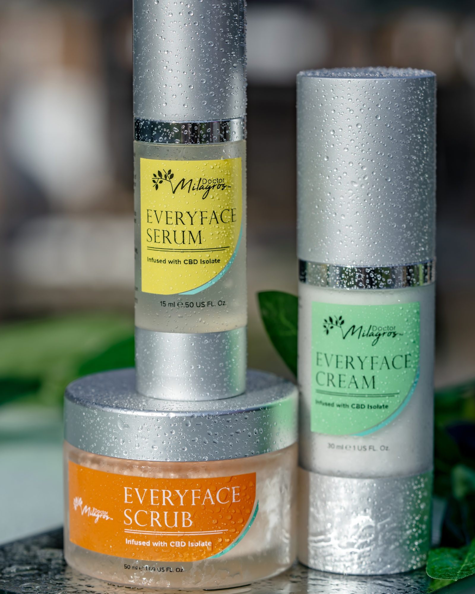 Everyface Scrub, Serum, and Cream — the three-step routine